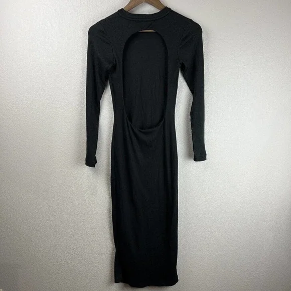 chinese dress ladies All Saints Black Ruffle Dress  OWNI